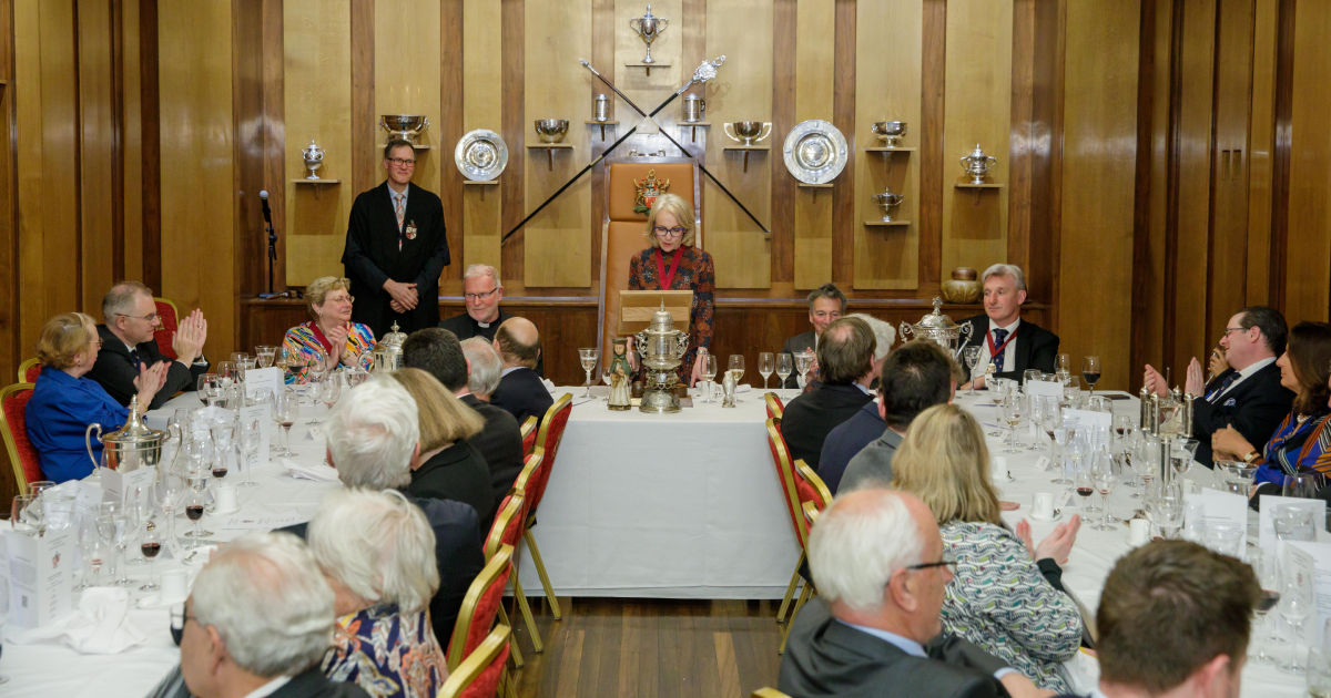 Master giving speech